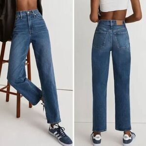 NEW‎ Madewell Perfect Vintage Straight Jean in Mayfield Wash, NG251, 26